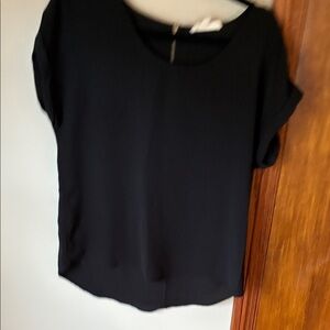 Hippie Rose Classic Black Blouse